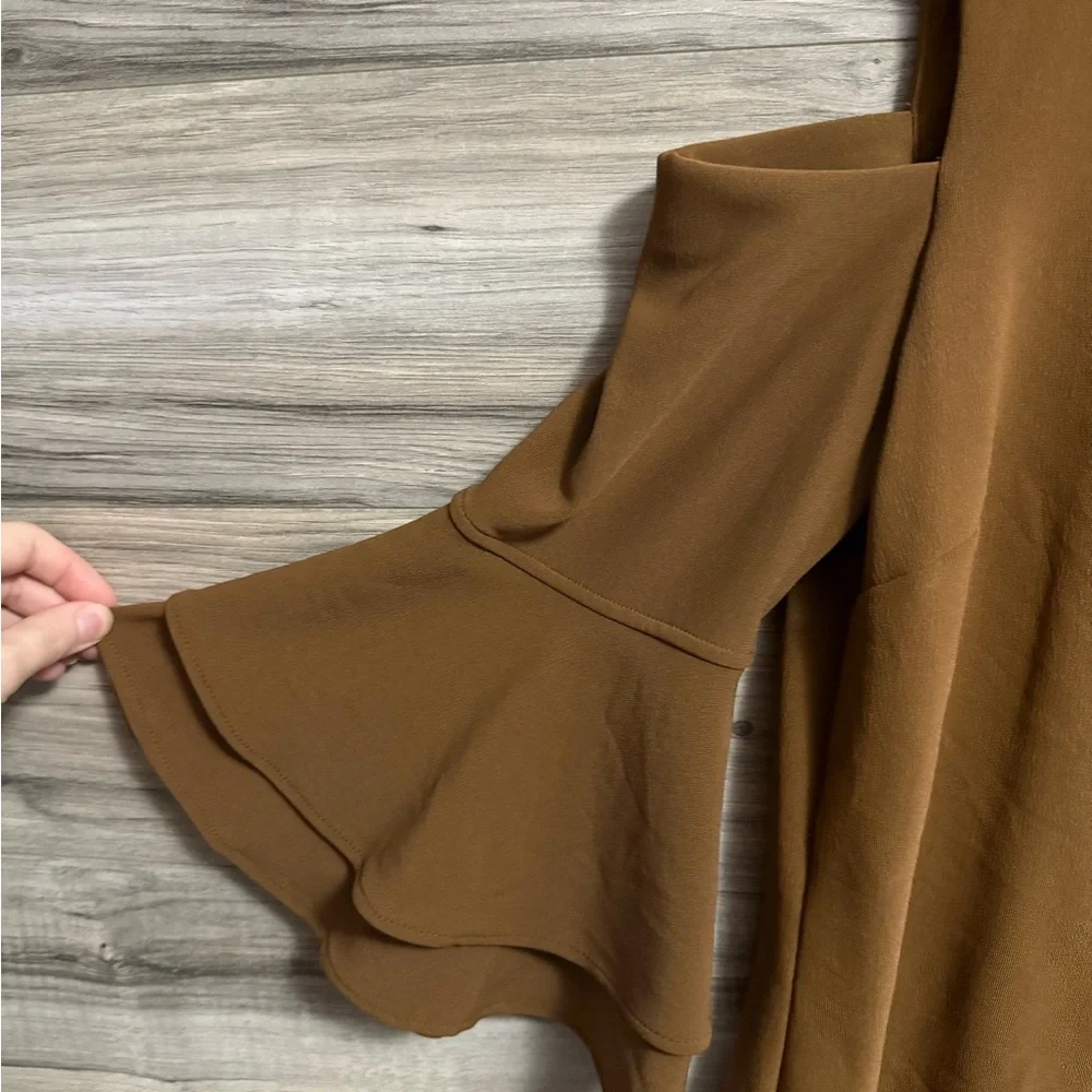 Bundle of 2 Boston Proper cold shoulder blouses - Picture 2 of 10